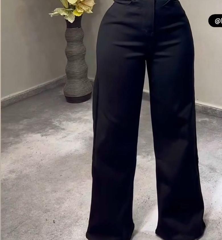 Ladies cargo pants and mom jeans image