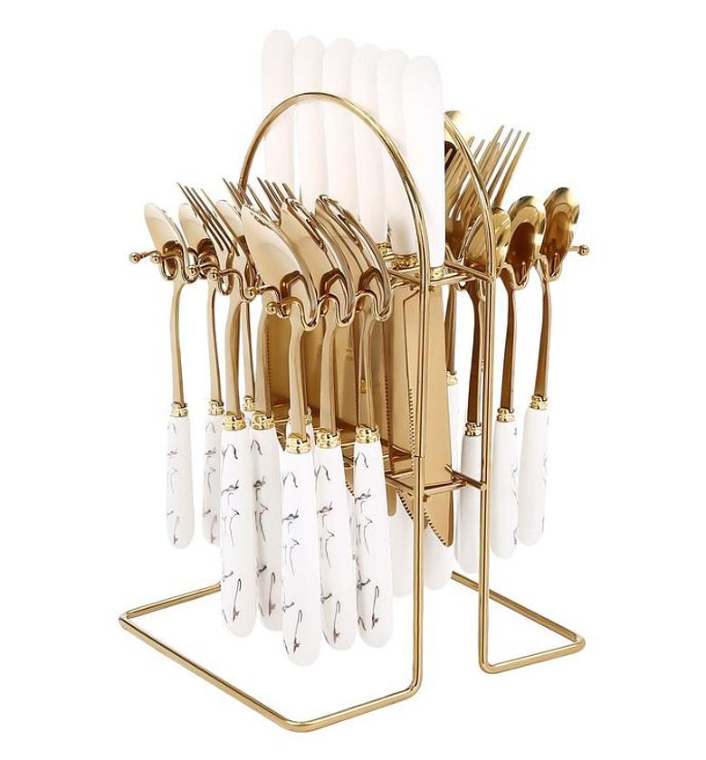 Marble cutlery set  image