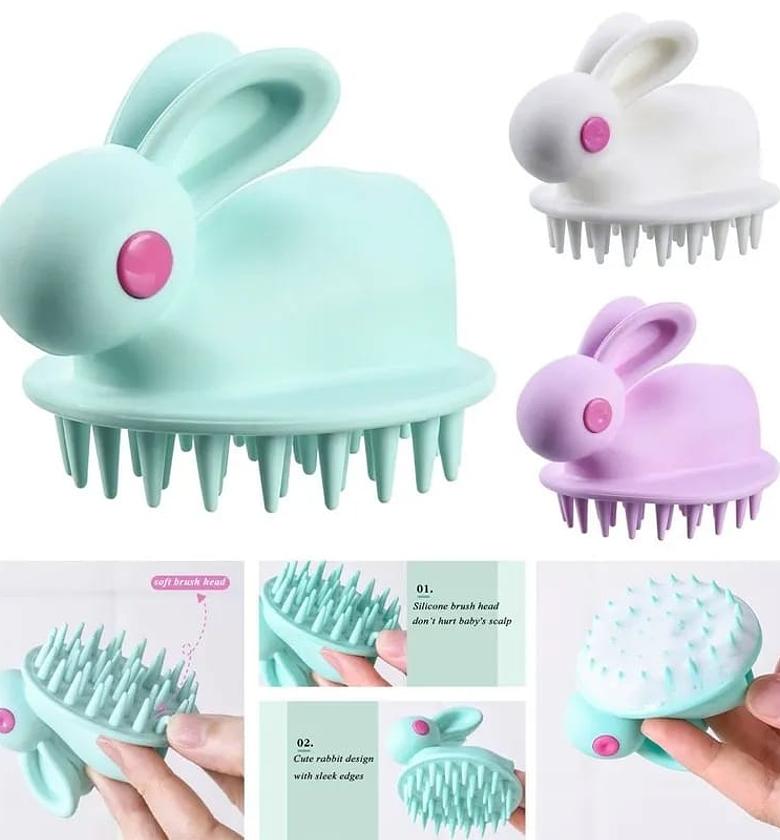 BATHING BRUSH. Rabbit shape bathing brush image