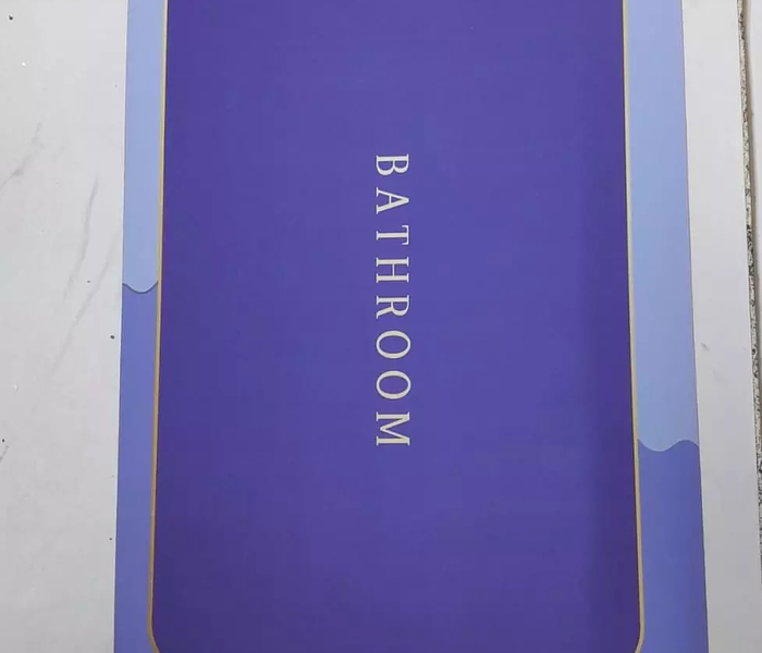  Ant- slip rubber High density bathroom mat image