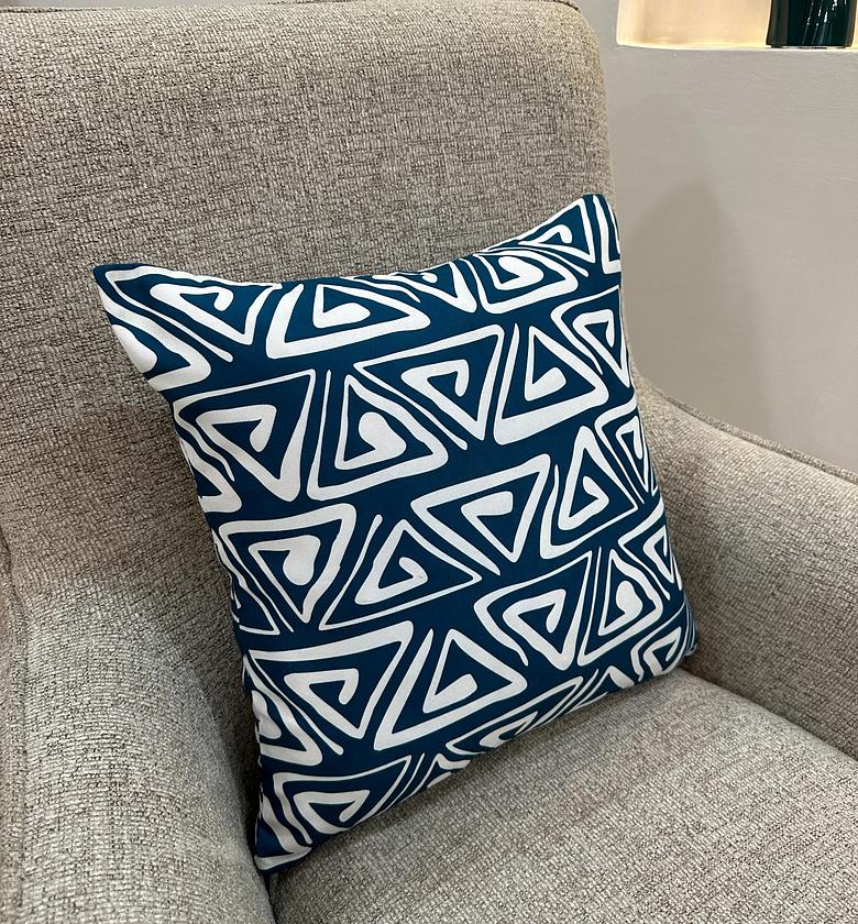 Luxury Boho cushion cover in teal image