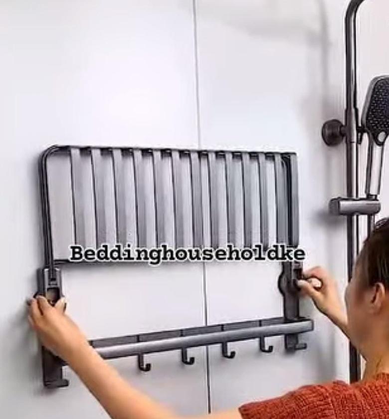 Suction cup bathroom rack image