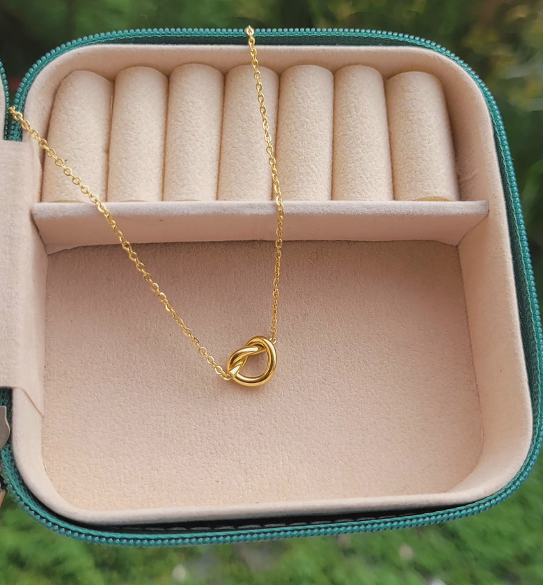 Tie knot necklace  image