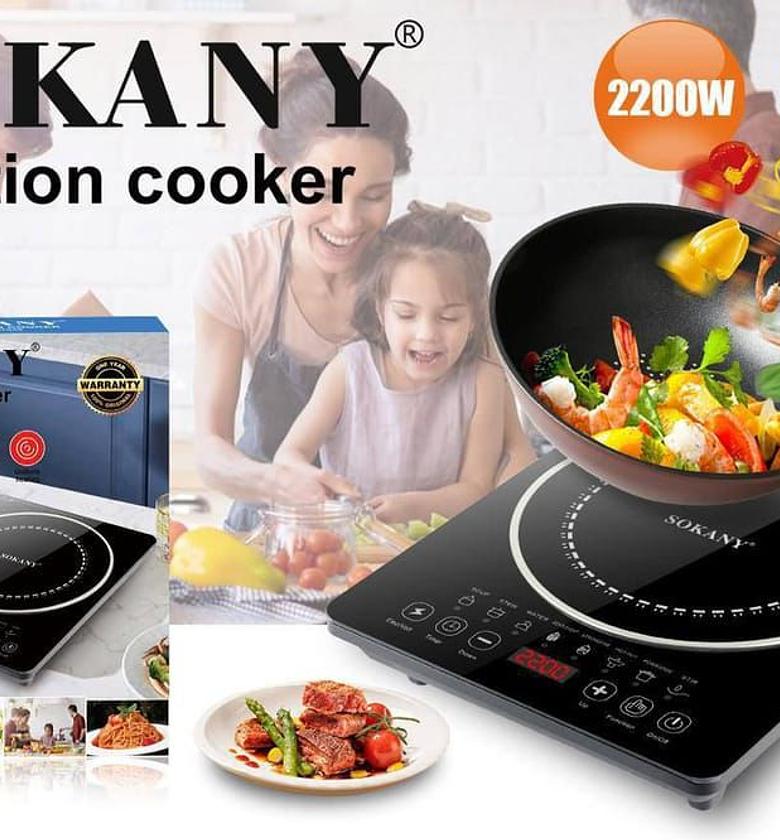 Sokany Quality Single Induction hob Portable Digital Cooktop Electric Hot Plate with Touch Control 2200W image