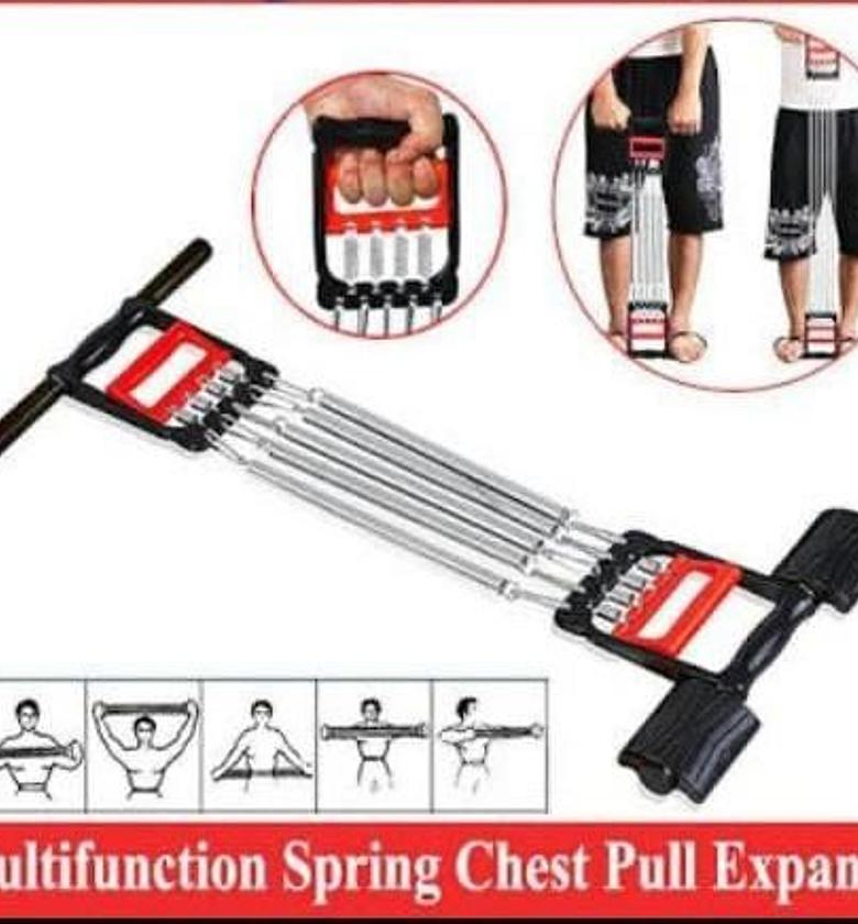 CHEST PULL. Chest pull with Tummy Trimmer image