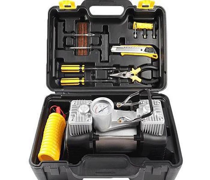 Car Air Compressor With Tool Kit image