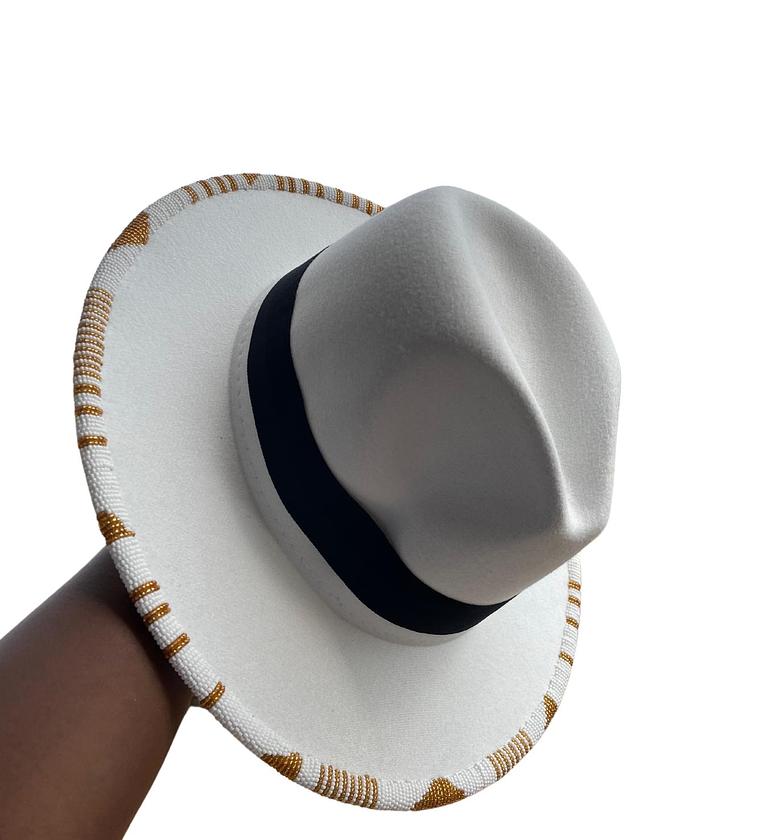 Beaded Fedora Hats image