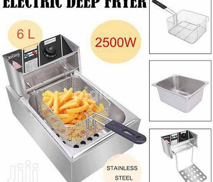 Single Electric Deep Fryer With Large Tank Capacity Of 6L image