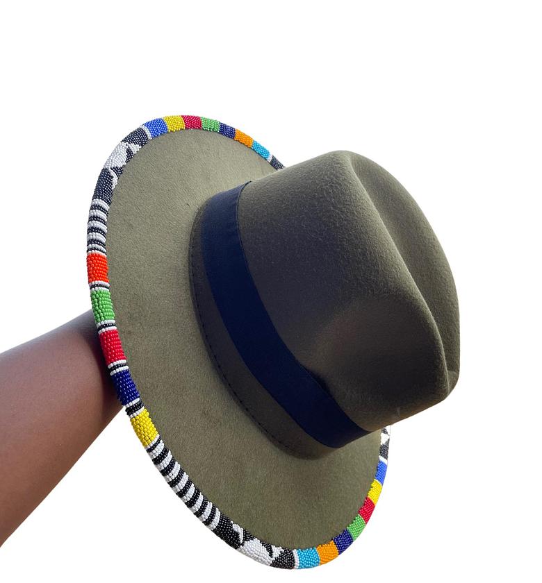 Beaded Fedora Hats image