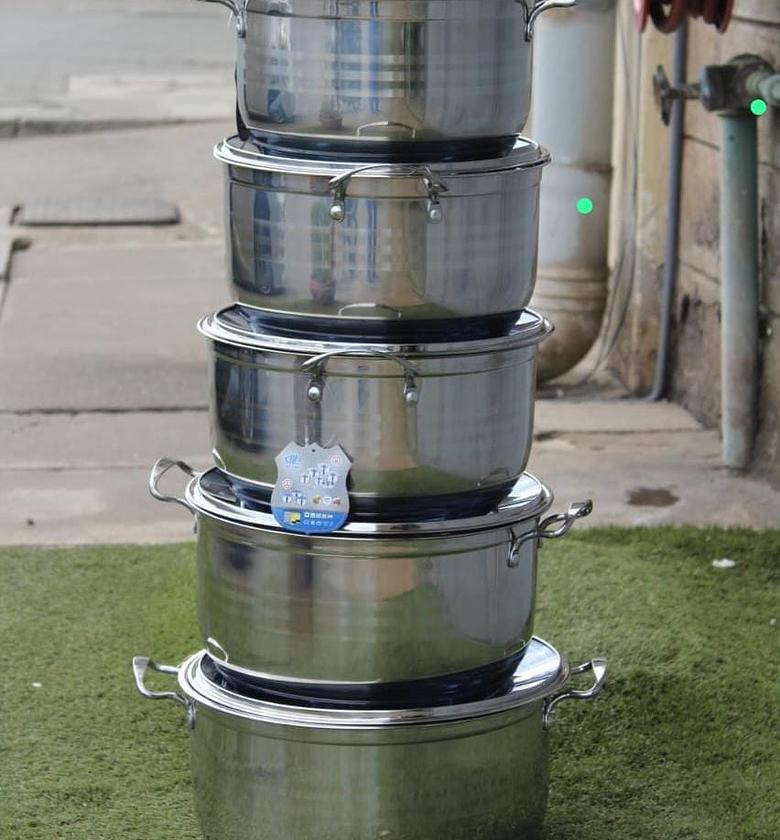 COOKWARE SET. 10pcs Germany stainless steel pot image