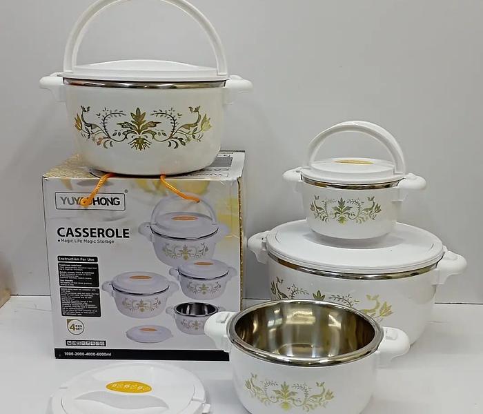 4 Pcs Insulated Casserole Hotpot Kitchen Hot Pot image