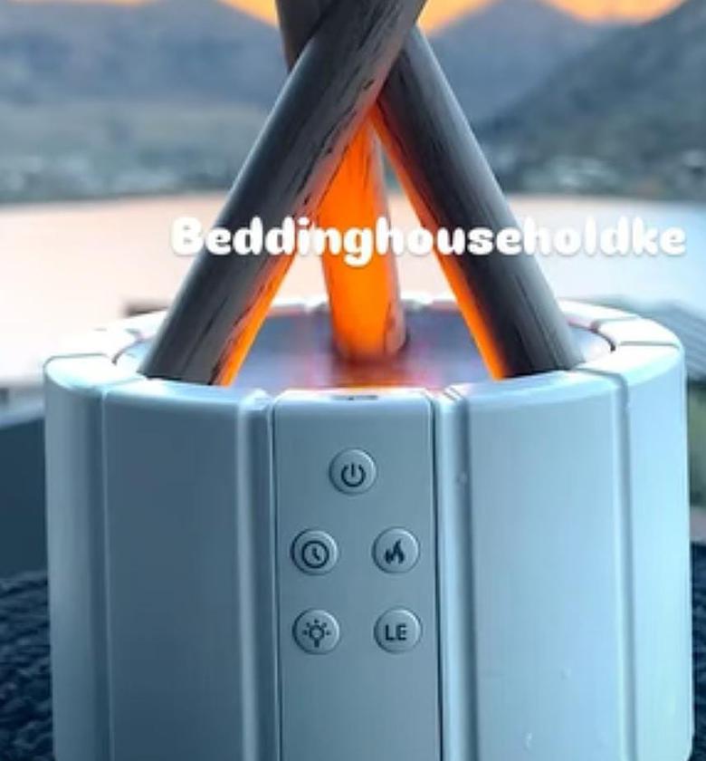 BONFIRE HUMIDIFIER Capacity: 250ml tank ○Remote control, light and colour adjustment. image