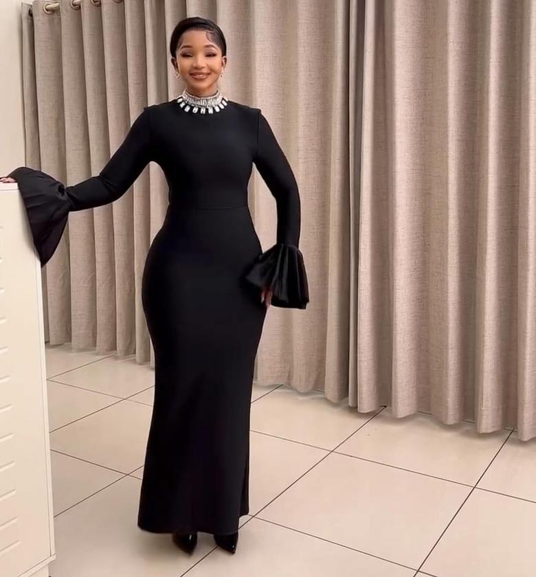 Ladies dinner and party dresses image