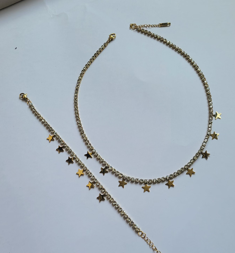 Rhinestone star set image
