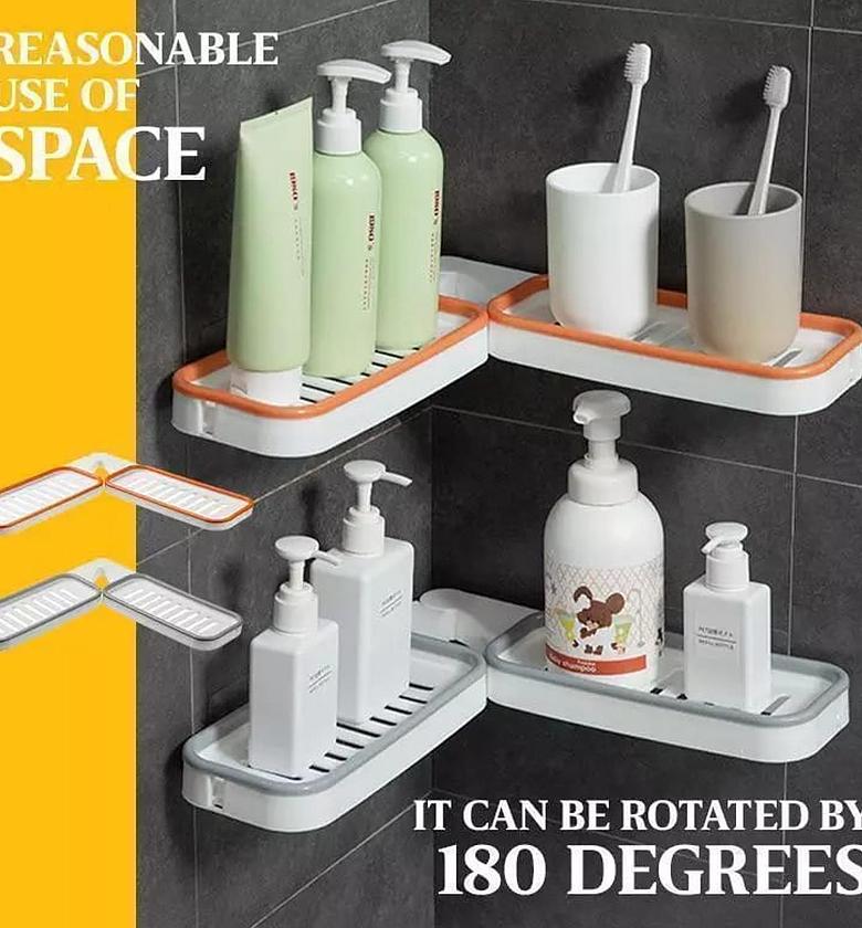 SHOWER CADDY. 180° adhesive shower caddy image