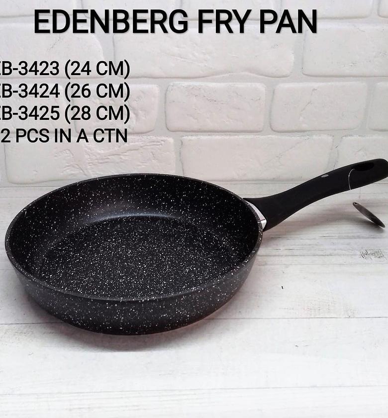 Edenberg Deep Frying Pan 26cm - Non-Stick Stone Coating image