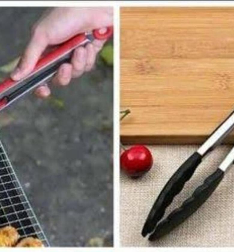 TONGS. Silicon tongs image