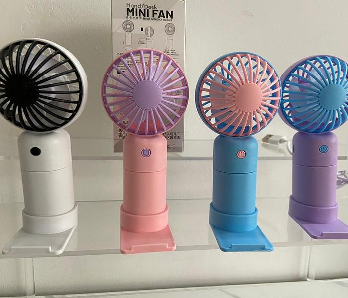 Portable Rechargeable Handheld Mini Fan Cool Air image