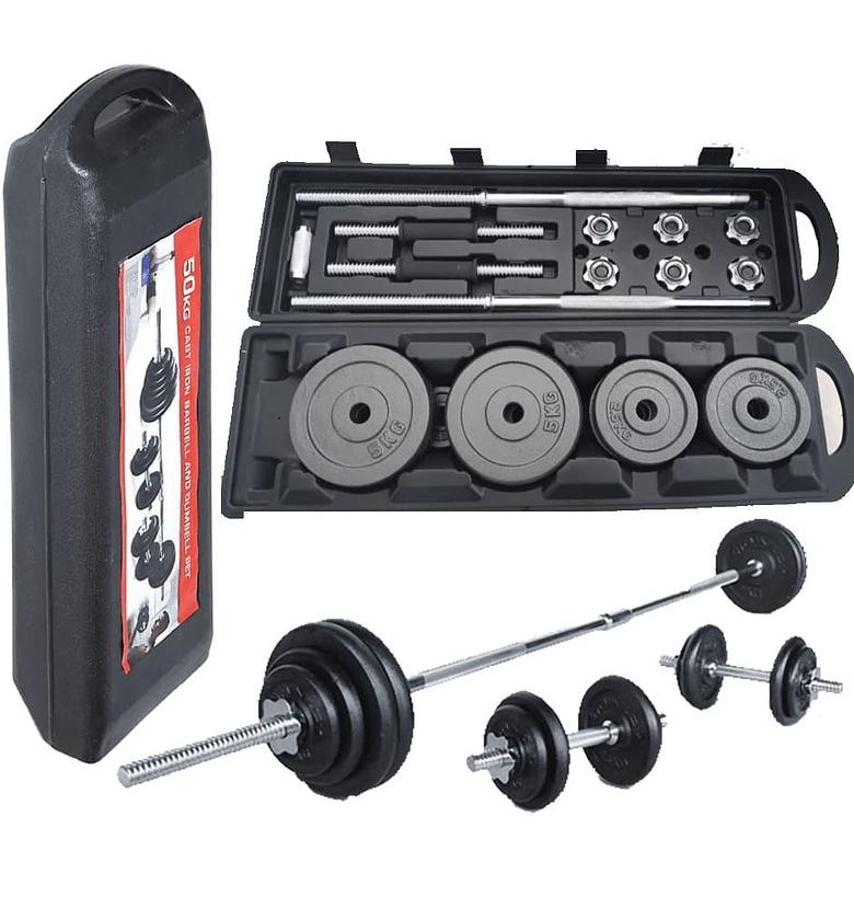 DUMBBELL SET. 50kg/York Barbell and Dumbbell set image