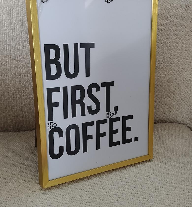 But first coffee image