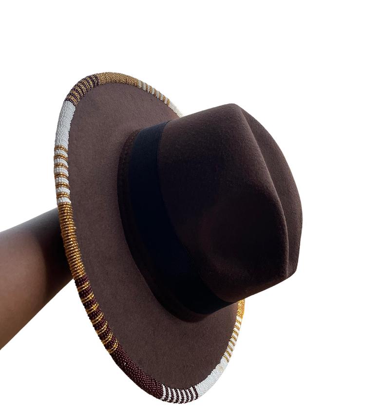 Beaded Fedora Hats image