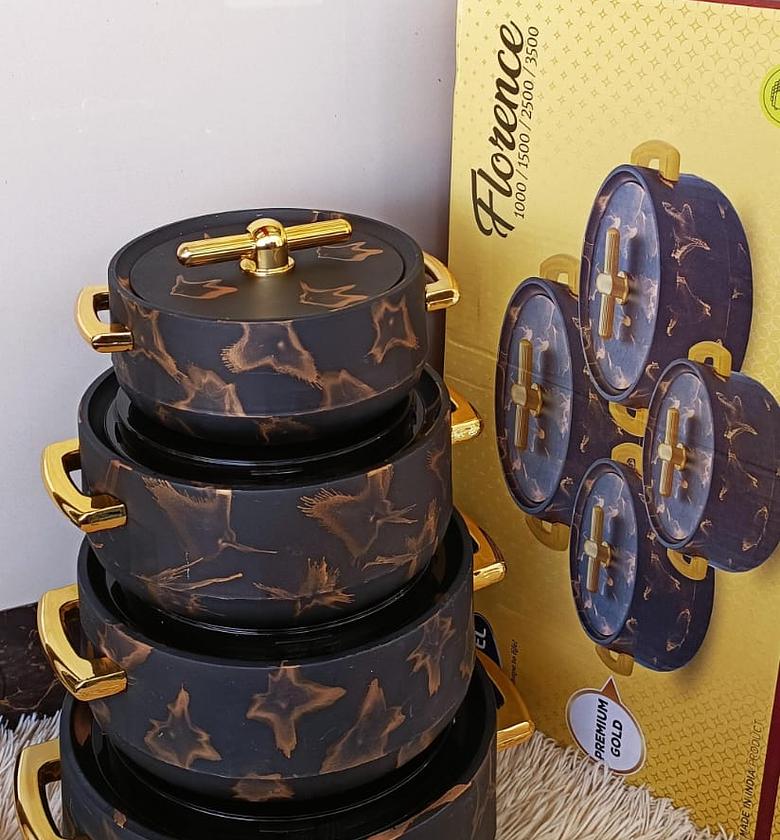 Florence Quality 4 Pieces Set Insulated Hot Pots Casserole Set image