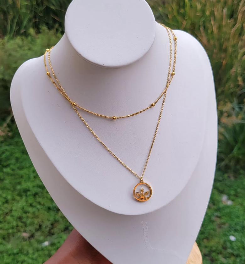 Gold Fern Double image