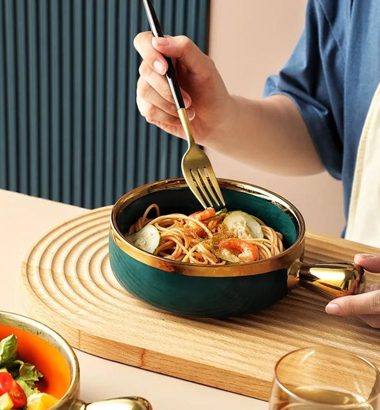 Snack Bowl with Handle image