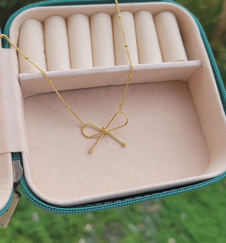 Anna bow necklace  image