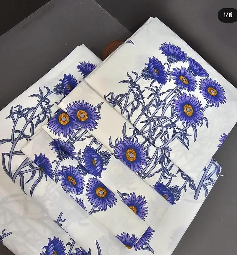 Both printed cotton bedsheets. image