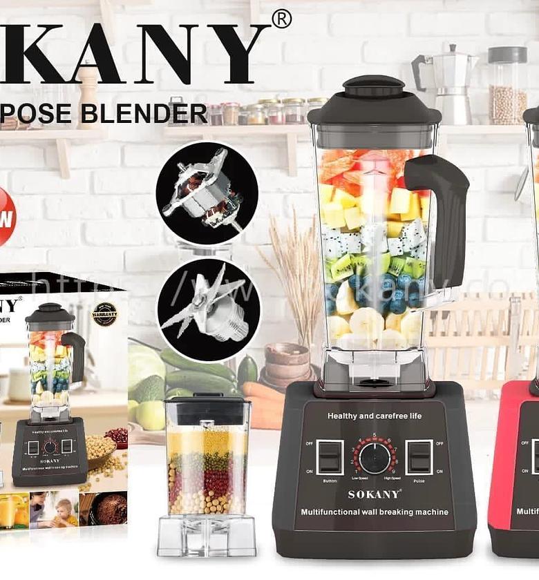 Sokany commercial blender 5000w 2 in 1 image