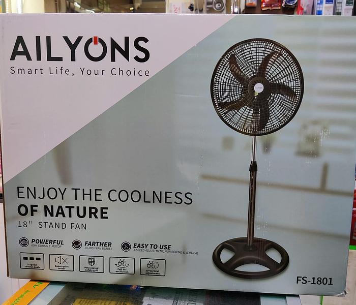 AILYONS 18 Inches Standing Fan image