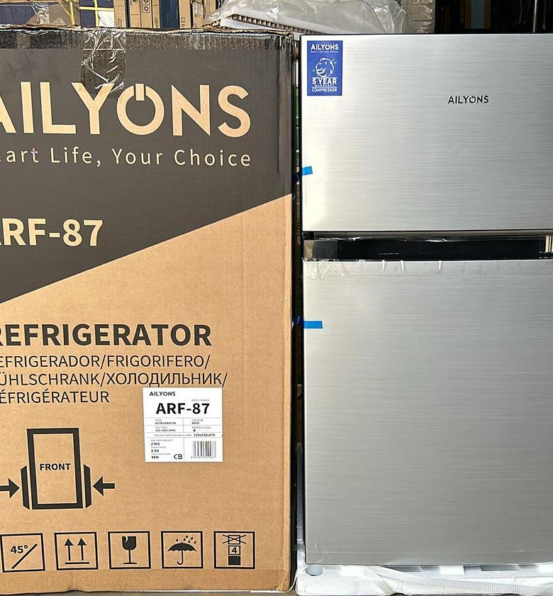 REFRIGERATOR. 90 liters double door ailyons refrigerator image