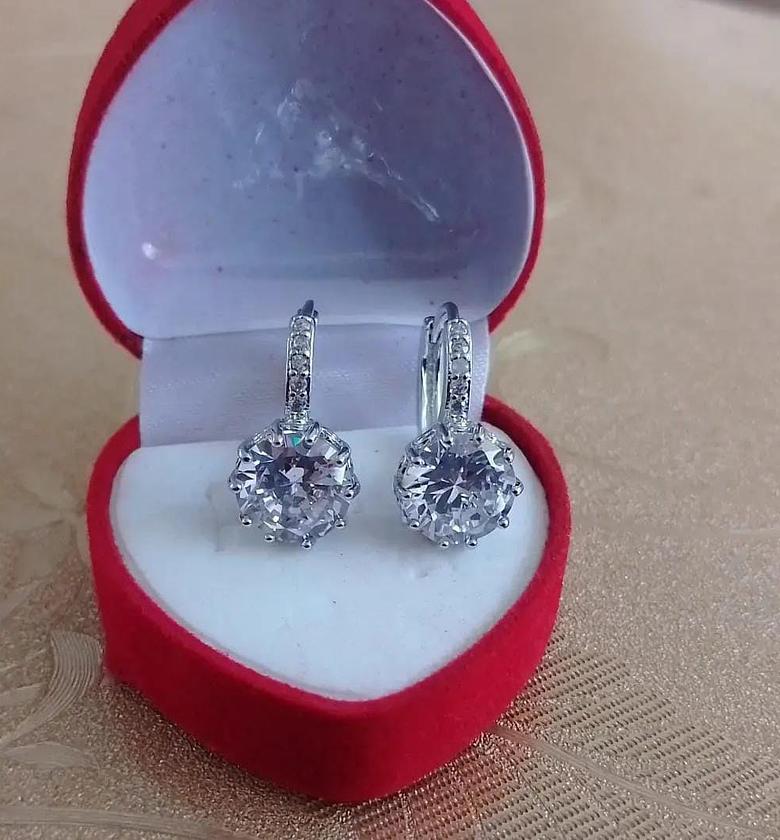 Sterling silver small hoop earring image