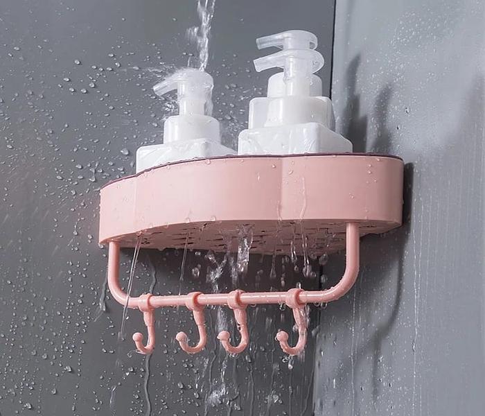 Two colour Corner Shelves triangle shelves image