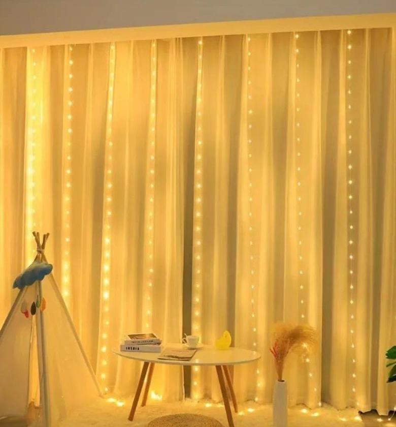 LED Curtain Fairy Christmas Lights. image