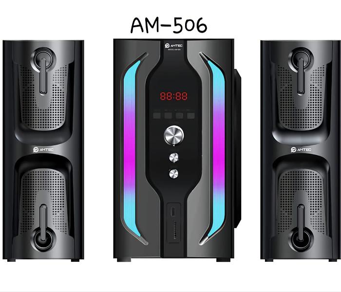 Amtec AM-506 Subwoofer Amtec System 2.1CH 8000wts BT/FM image