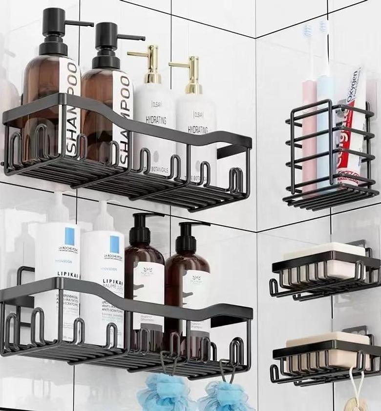 5pc bathroom organizer image
