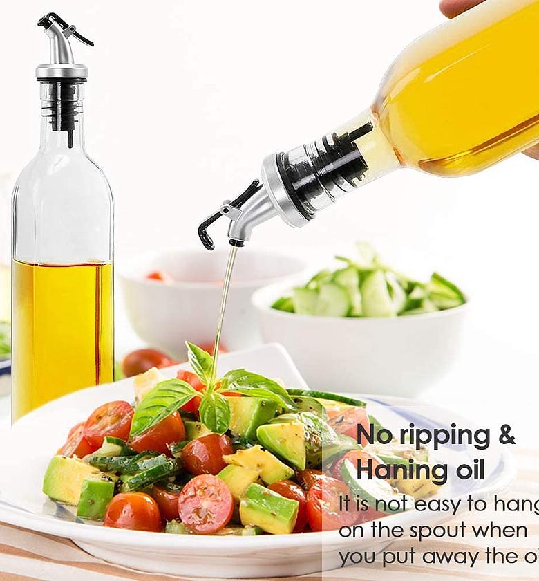 Olive Oil Dispenser Bottle, Oil Dispenser Bottle for Kitchen, Cooking Oil and Vinegar Dispenser image