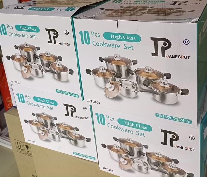 Jp stainless steel cookware  Set of 10 pcs. image