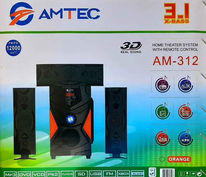 Amtec AMTEC-312 3.1 Bluetooth Sub-woofer 12000Watts image