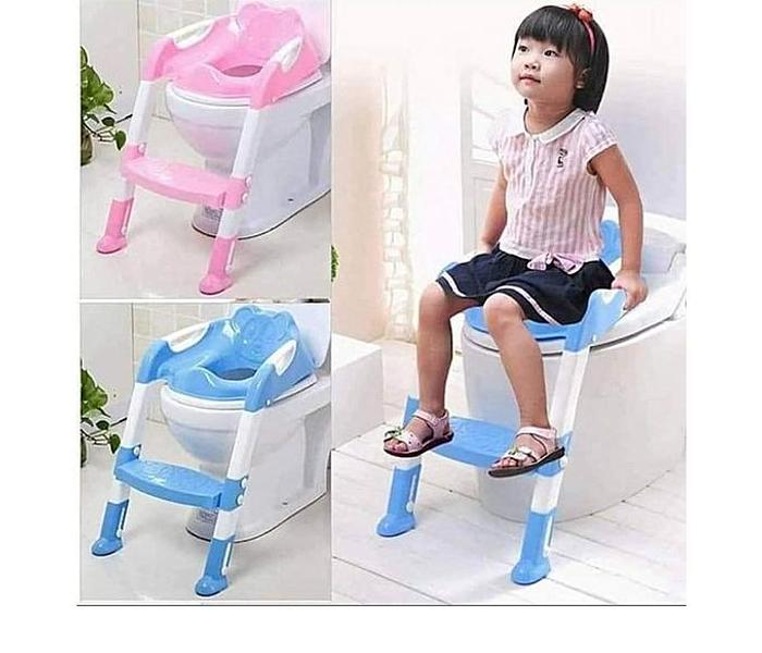 Baby Potty With Ladder - Portable Training Kids Toilet image