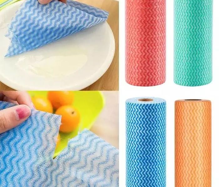 Coloured reusable kitchen towels image