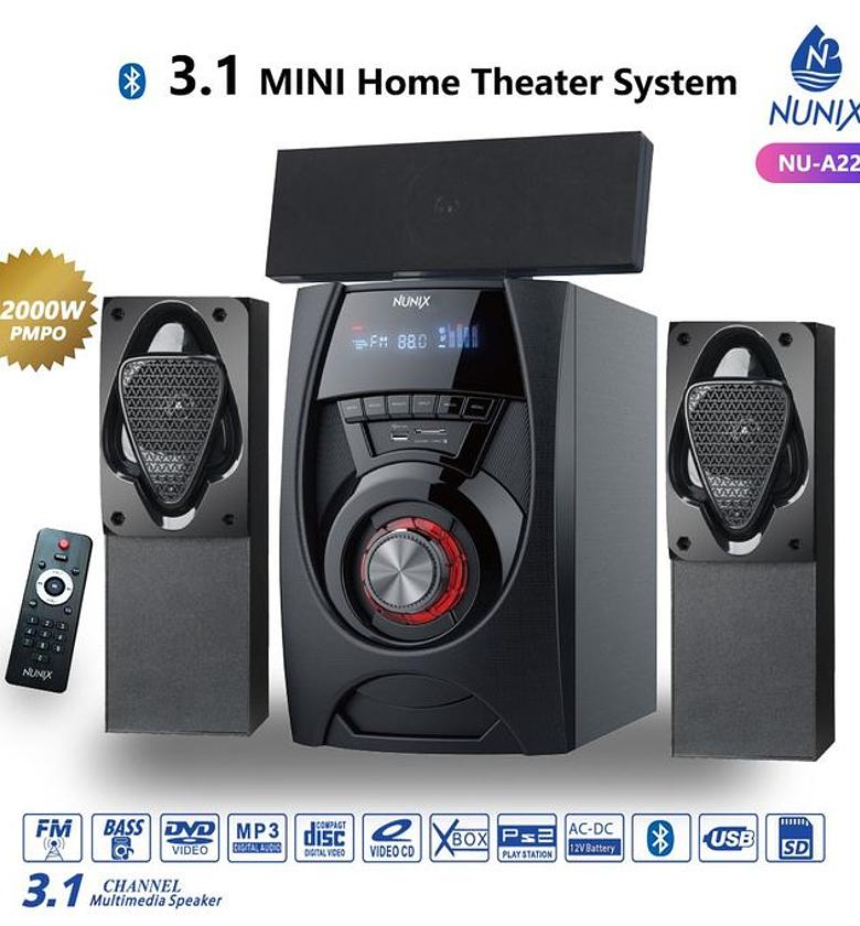 SOUND BAR. Nunix A 22 mini theater system 3.1 image