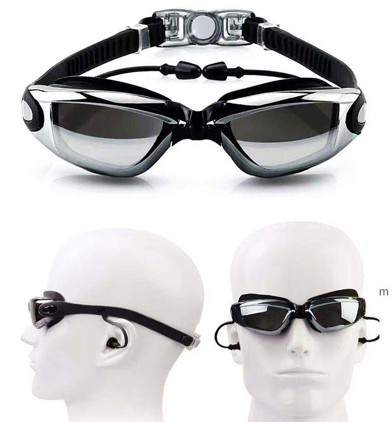 Adjustable Anti-fog swimming goggles for adults and young children image