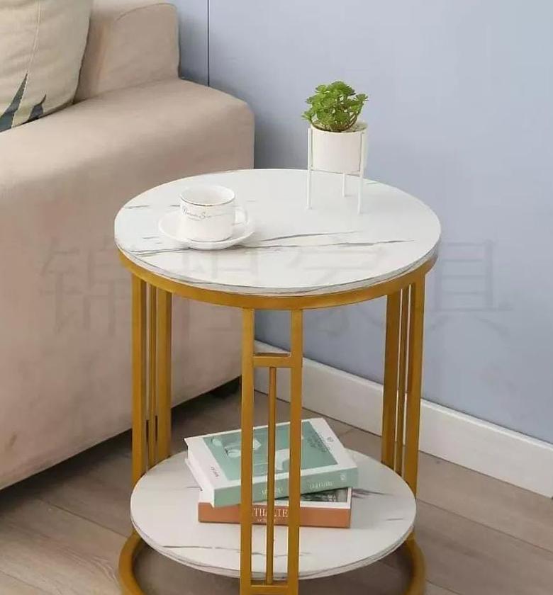 Console Double layer side /bedside cabinet/coffee table image