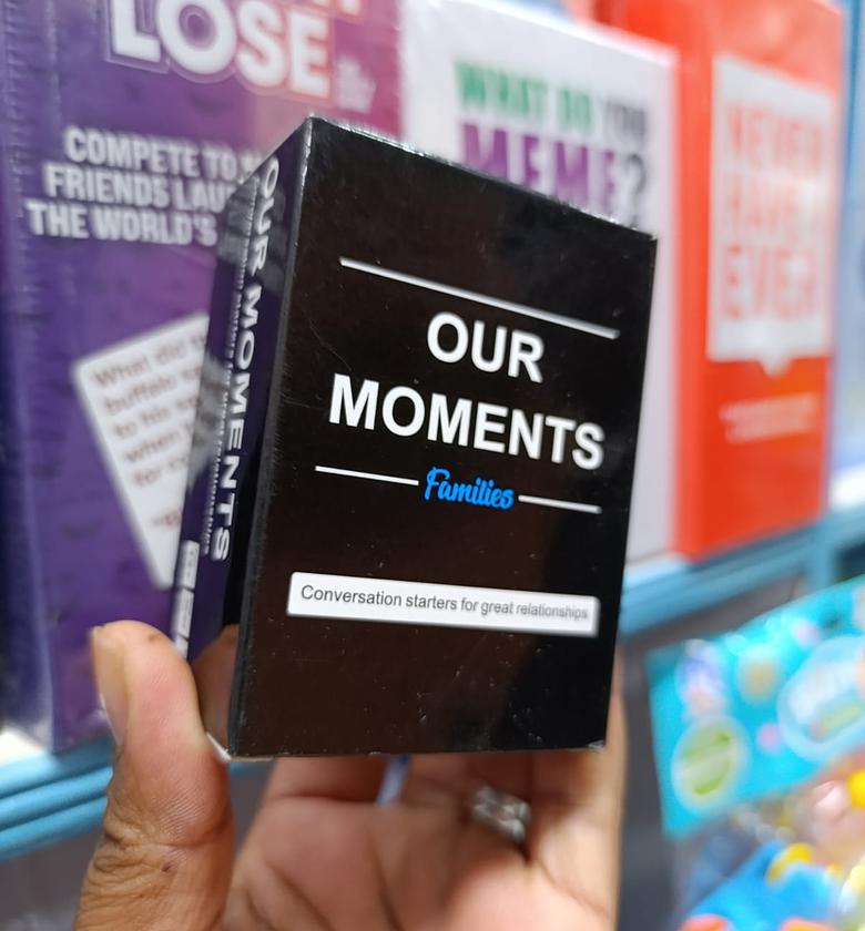 FAMILY CARDS. Our Moments families cards image