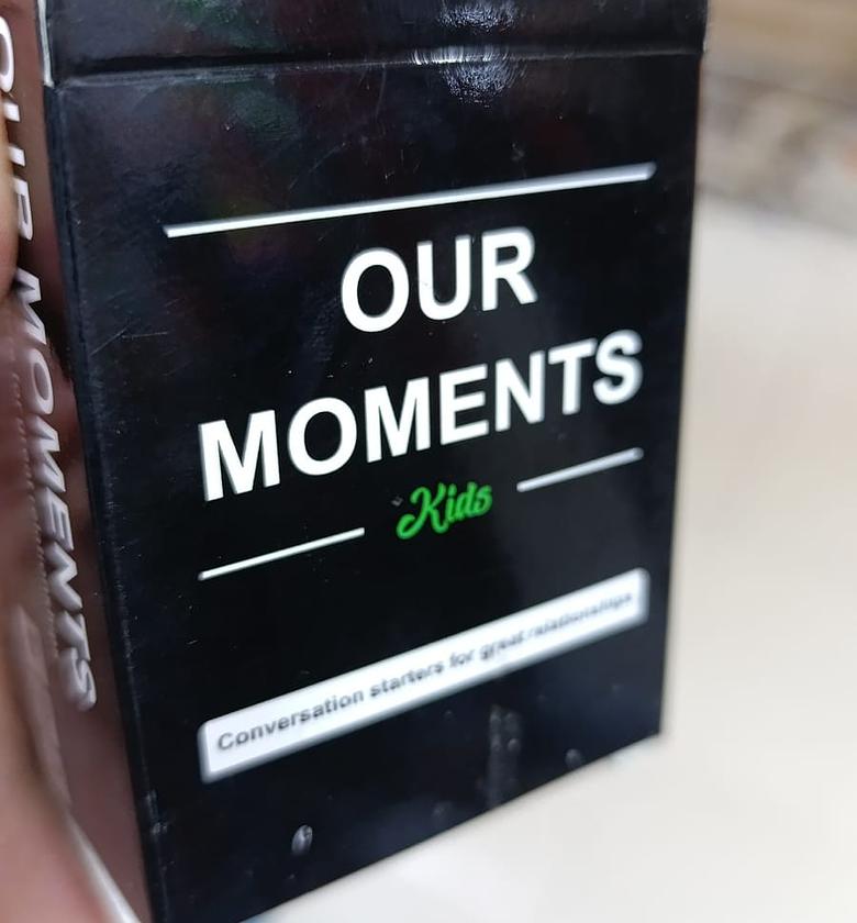 KIDS CARD GAME. Our  Moments Kids Conversation Starter Cards image