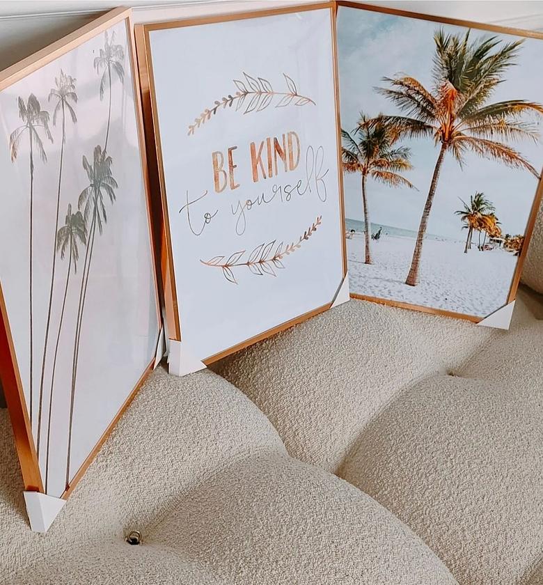 Ocean and palms set image