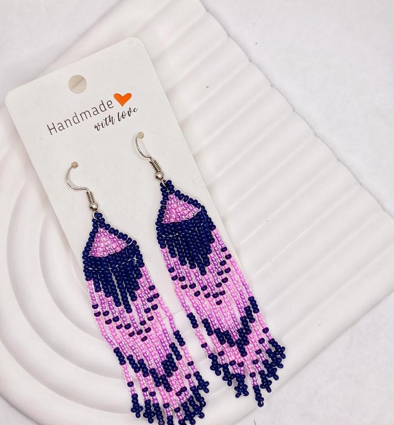 02 Beautiful handmade beads earrings image